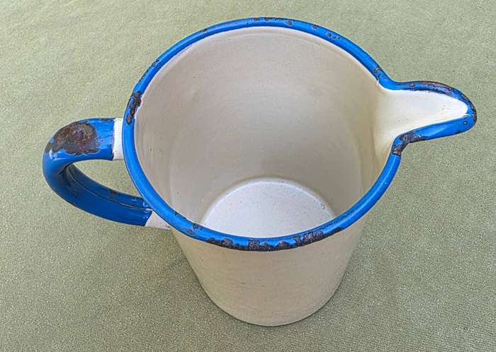 VINTAGE ENAMEL JUG