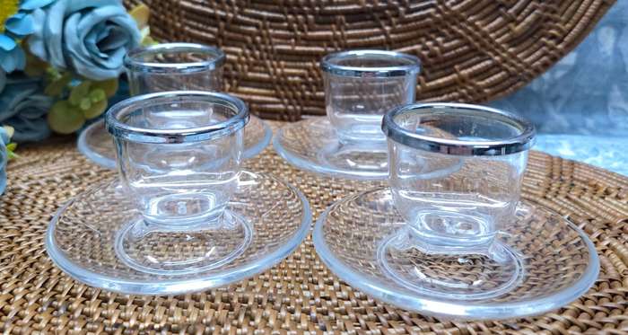 Set of 4 Perspex Egg Cups