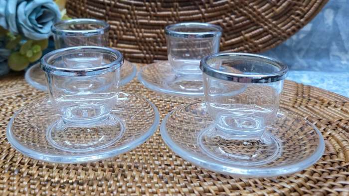Set of 4 Perspex Egg Cups