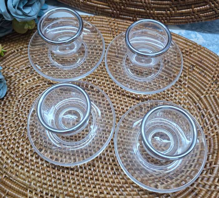 Set of 4 Perspex Egg Cups