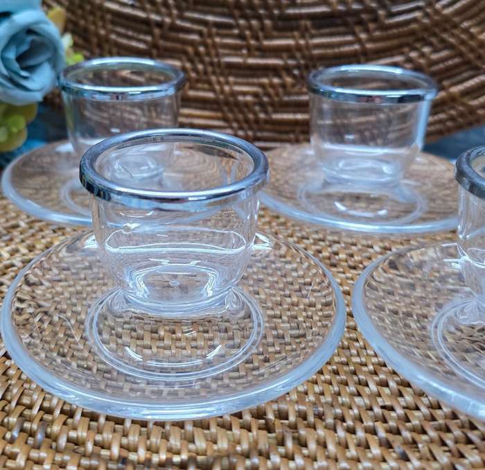 Set of 4 Perspex Egg Cups