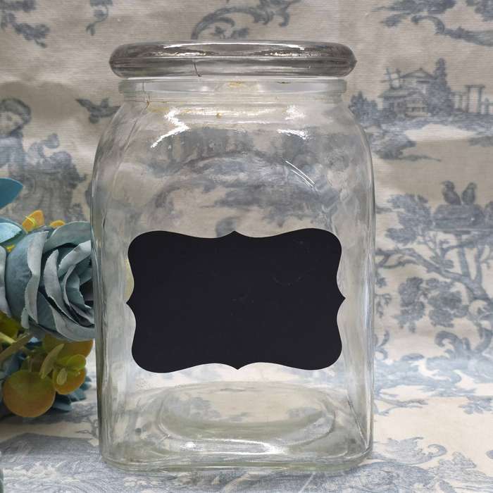 GLASS STORAGE JAR | CANDY JAR | BISCUIT JAR |