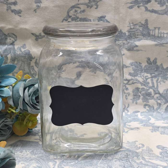 GLASS STORAGE JAR | CANDY JAR | BISCUIT JAR |