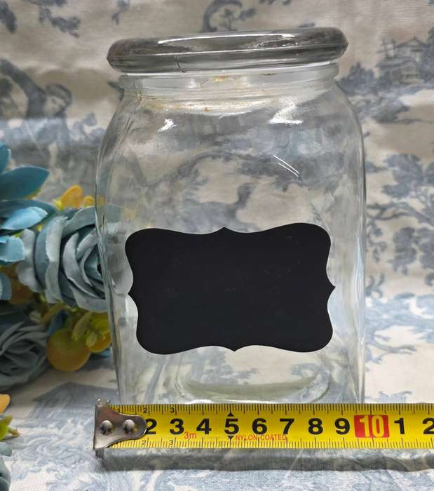 GLASS STORAGE JAR | CANDY JAR | BISCUIT JAR |