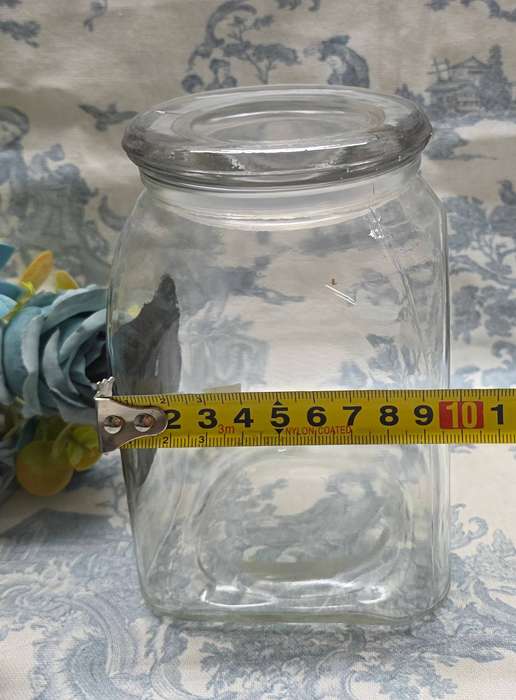 GLASS STORAGE JAR | CANDY JAR | BISCUIT JAR |