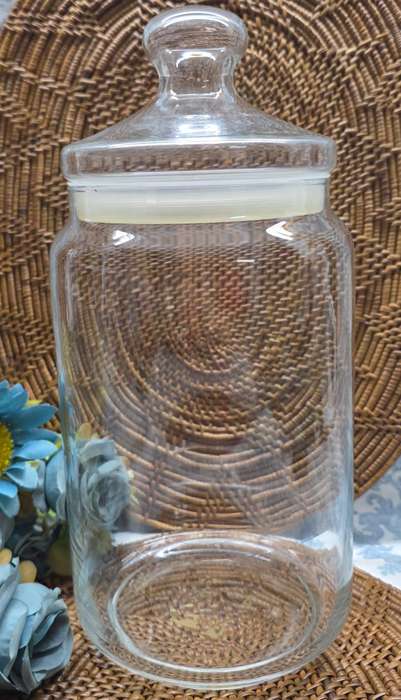 GLASS STORAGE JAR | CANDY JAR | BISCUIT JAR |