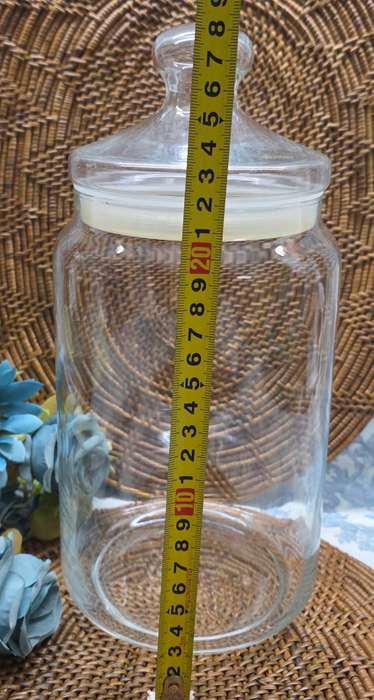 GLASS STORAGE JAR | CANDY JAR | BISCUIT JAR |