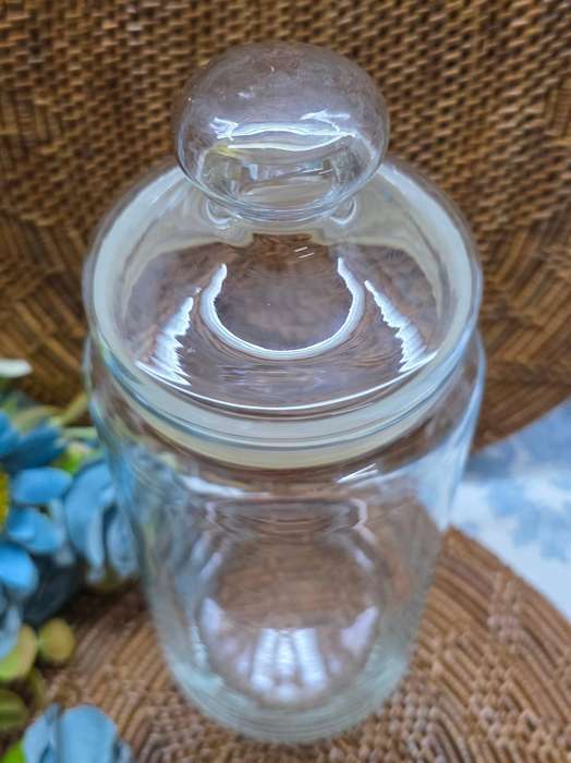 GLASS STORAGE JAR | CANDY JAR | BISCUIT JAR |