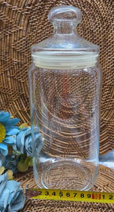 GLASS STORAGE JAR | CANDY JAR | BISCUIT JAR |