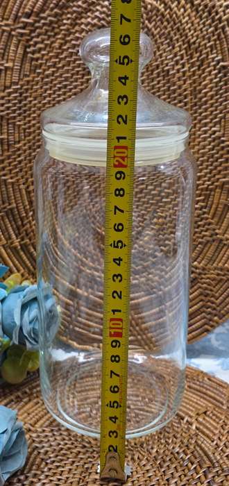 GLASS STORAGE JAR | CANDY JAR | BISCUIT JAR |