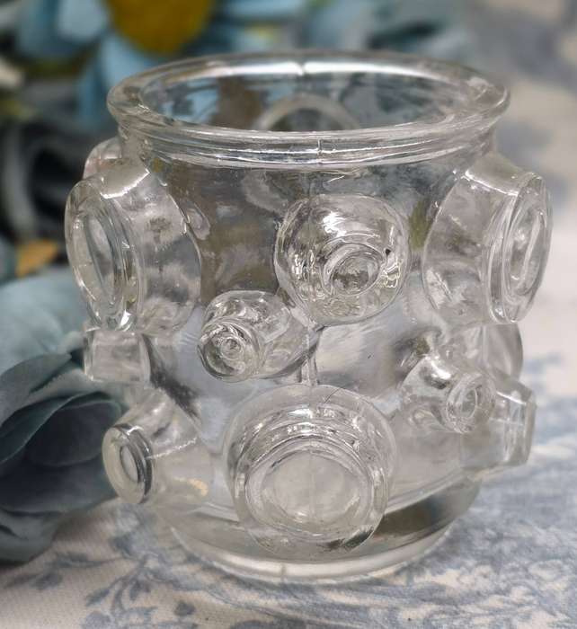 Retro Bubble Glass Candle Holder