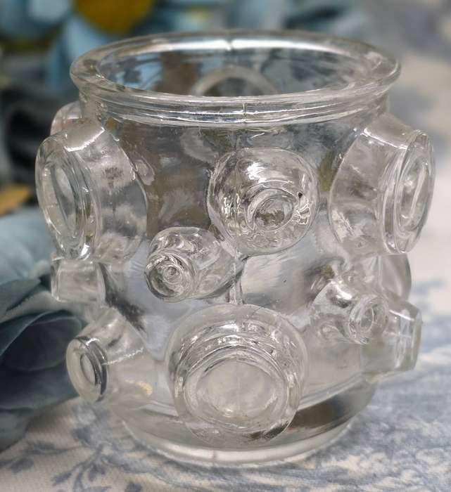 Retro Bubble Glass Candle Holder