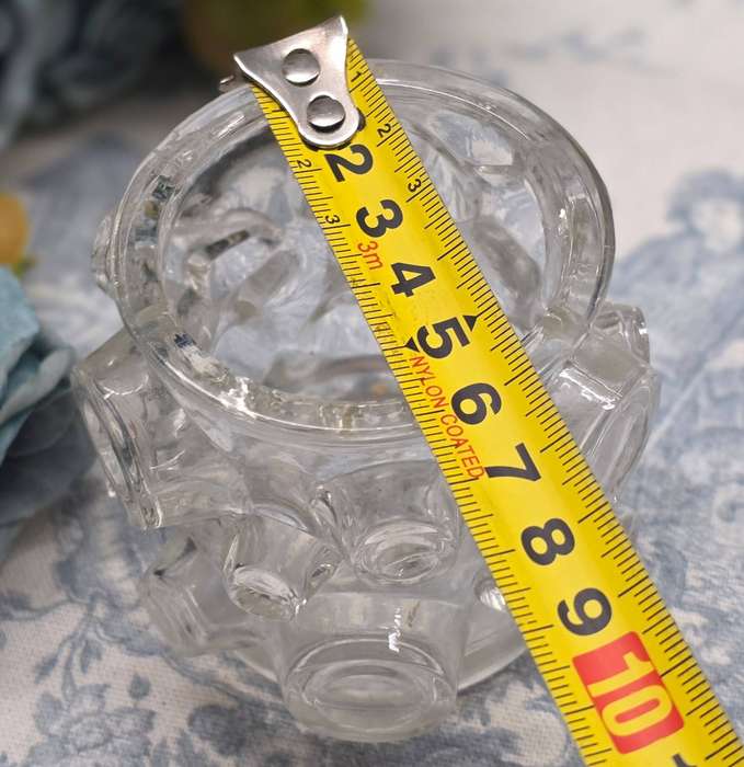 Retro Bubble Glass Candle Holder