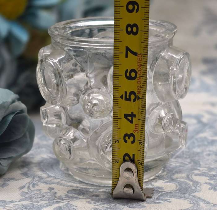 Retro Bubble Glass Candle Holder