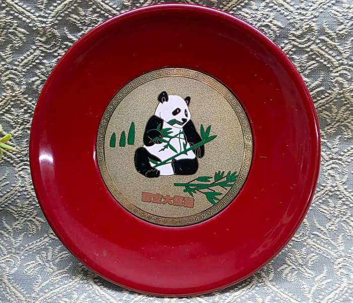 ORIENTAL PANDA  WALL PLATE | DECOR |