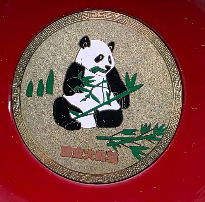 ORIENTAL PANDA  WALL PLATE | DECOR |