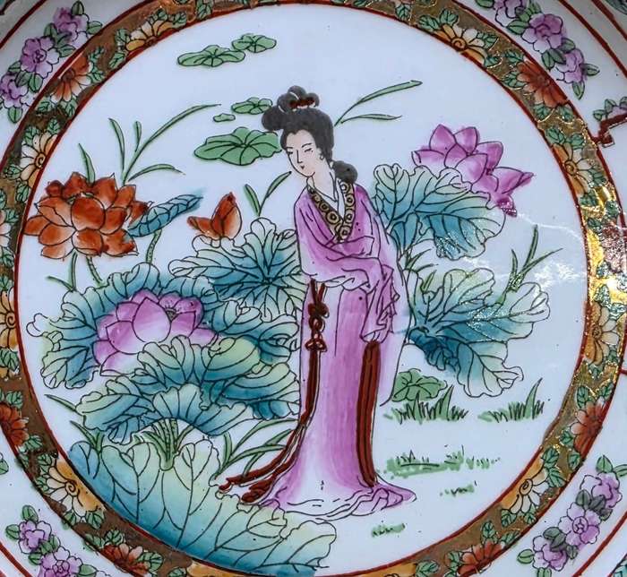 ORIENTAL GEISHA WALL PLATE | DECOR |