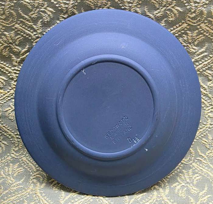 Small Wedgwood Blue Jasperware Pin Tray/Wall Plate