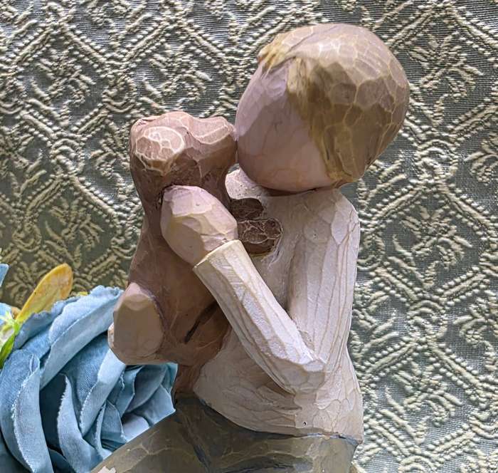Willow Tree Kindness (CHILD with Dog) Figurine | Demdaco | Susan Lordi Design