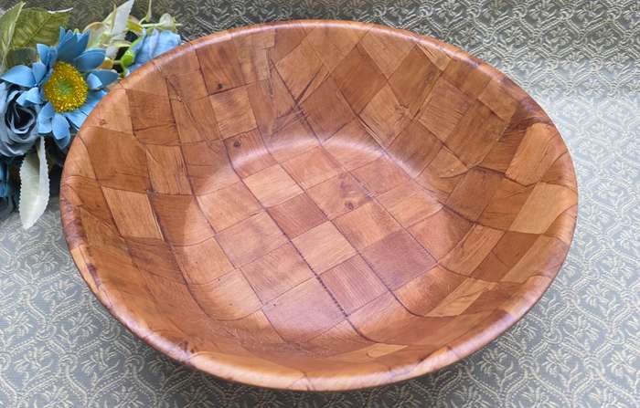 Weavewood salad bowl