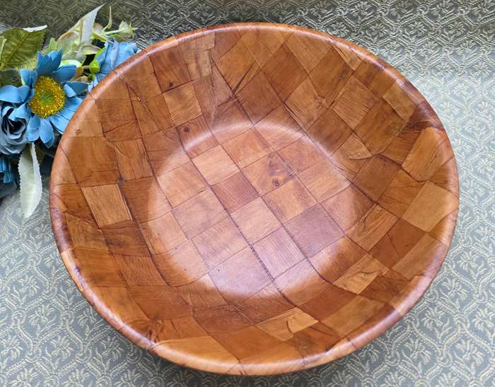 Weavewood salad bowl