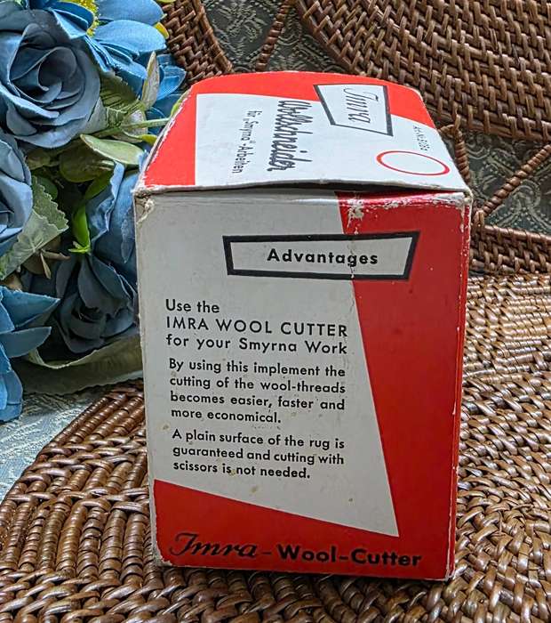 An Imra Germany Smyrna Work Wool Cutter (Two Cutters in Box)
