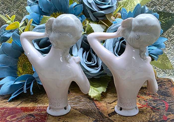 Vintage German Half-Doll Pincushion Ladies