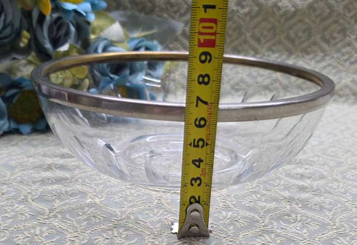 EPNS GLASS BOWL