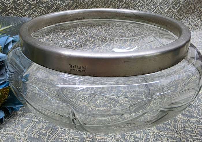 EPNS GLASS BOWL
