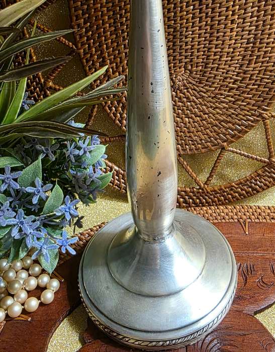 SILVER PLATED CANDLE HOLDER