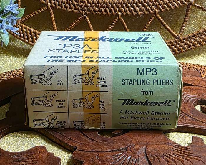 MARKWELL P3A 1/4" (6mm) Staples