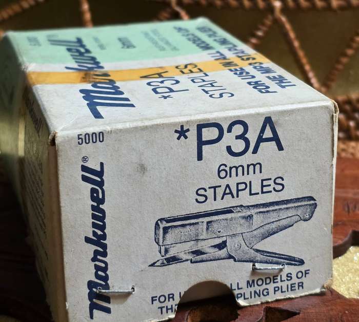 MARKWELL P3A 1/4" (6mm) Staples