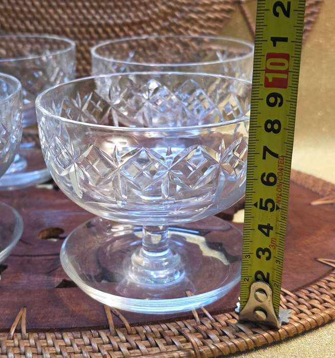 Set of 4 Webb Corbett Cut Crystal Glasses