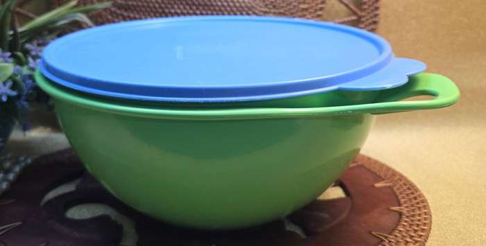 TUPPERWARE BOWL WITH LID