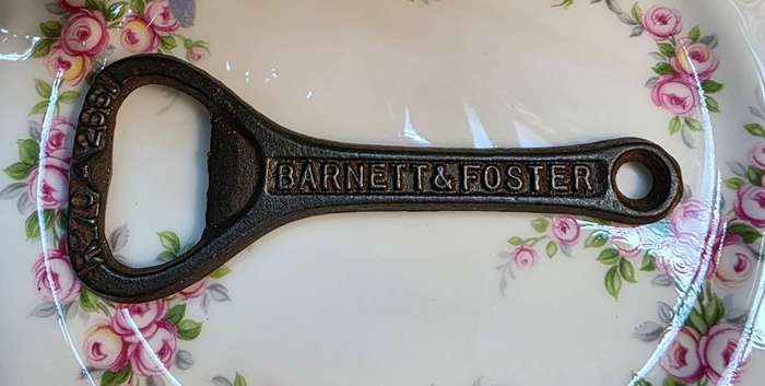 IRON BARNETT & FOSTER BOTTLE