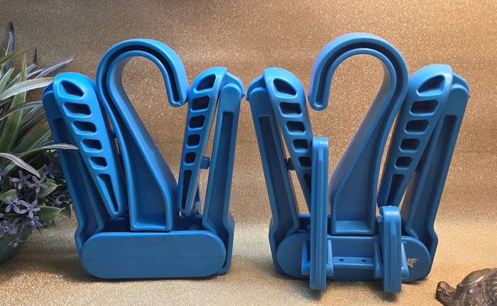 Two Heavy Duty Coat Hangers