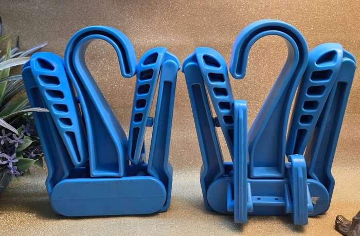 Two Heavy Duty Coat Hangers