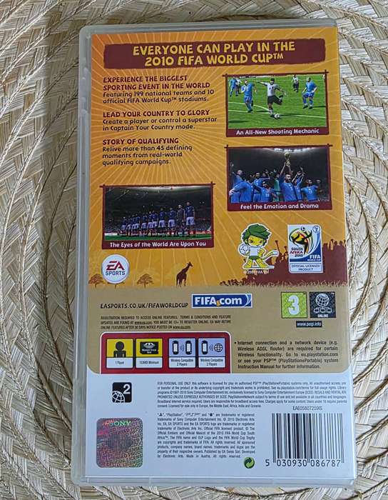 Playstation PSP game 2010 Fifa South Africa