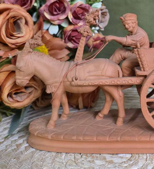 Grasso Italy Italian Terra Cotta Pottery Figurine