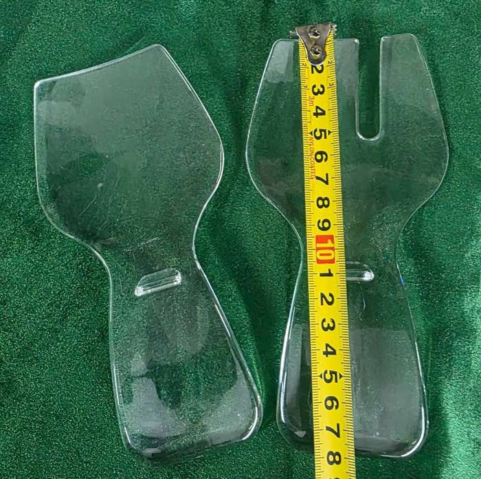 Perspex Salad Set