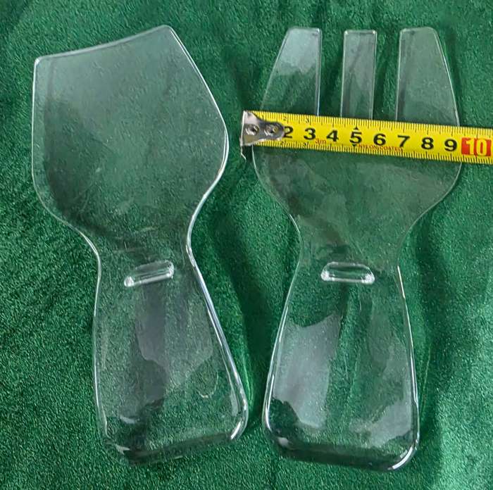 Perspex Salad Set