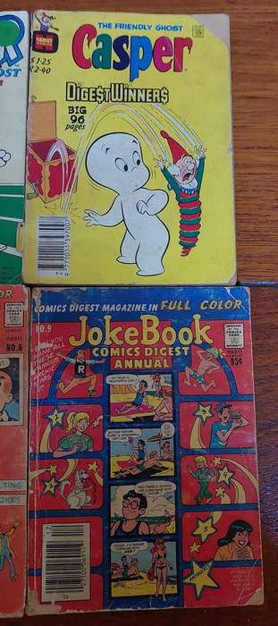 Vintage Comic Books - Casper and Joke Book