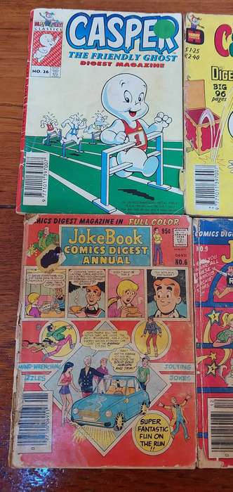 Vintage Comic Books - Casper and Joke Book