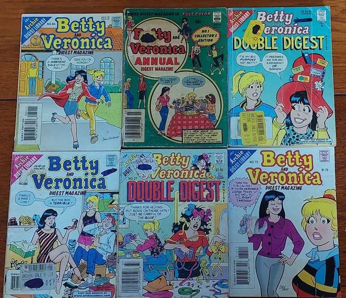 Vintage Comic Books - Bettie and Veronica