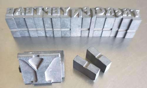 Typographic Printing Letters