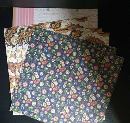 Scrapbook paper purchased in the USA (NEW)   3.5 KG