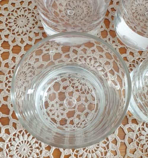 Sundowner Vibes | Set of 4 Heavy Bubble Glass Tumblers