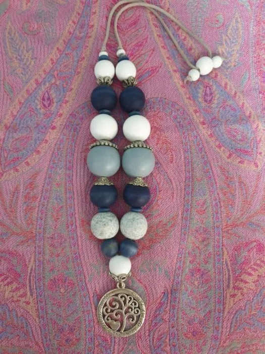 Large Wooden Bead Necklaces 4