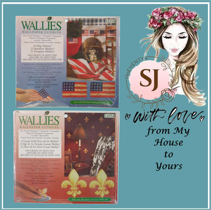 Wallies Wallpaper Cutouts  | PRINTED IN THE  USA |