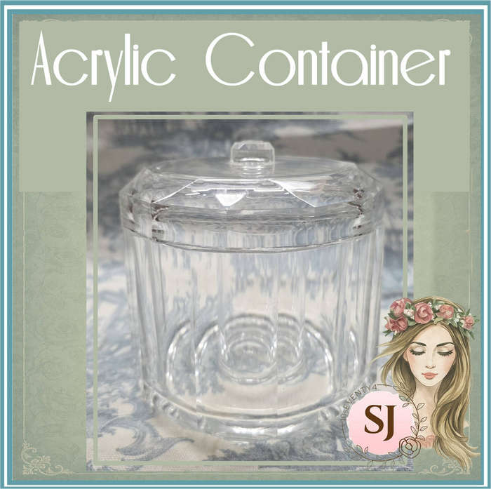 Clear Acrylic Storage Container